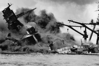 battleship attack Pearl Harbor Japanese Hawaii December 7 1941 -